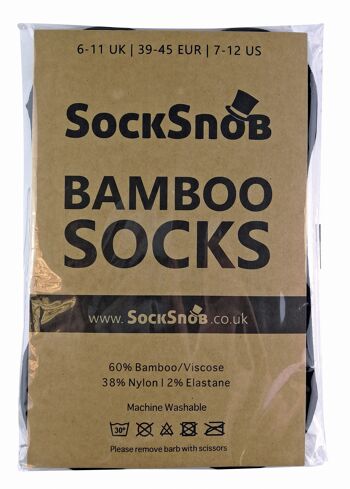4 paires de chaussettes en bambou coupe basse pour hommes et femmes avec poignée antidérapante 2