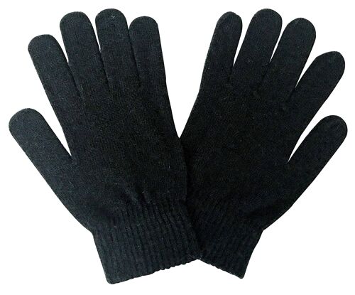 Adult Mens Thin Knitted Winter Warm Magic Thermal Wool Gloves