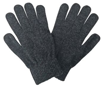 Gants de laine thermiques magiques chauds d'hiver tricotés minces pour hommes adultes 3