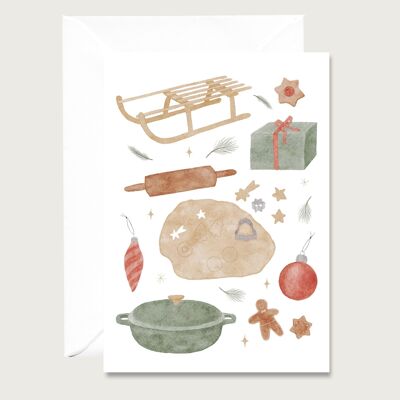Christmas Card | Cookies | Christmas card