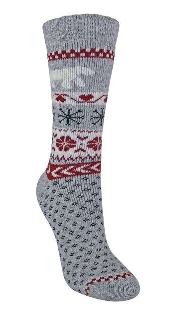 SOCK SNOB - Chaussettes de Noël fantaisie en laine pour femmes 4
