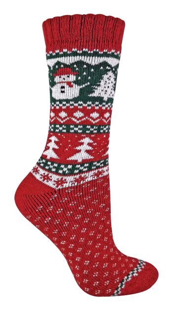 SOCK SNOB - Chaussettes de Noël fantaisie en laine pour femmes 5