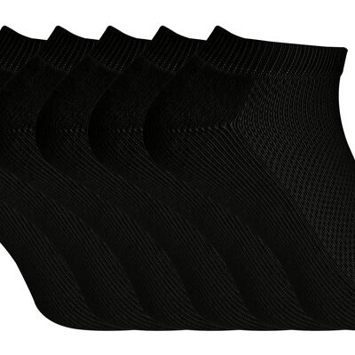 Sock Snob – 6er-Pack niedrig geschnittene, viertellange Bambus-Sneakersocken aus Bio-Baumwolle