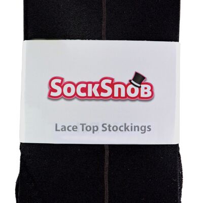 Transparente Nahtstrumpfhose für Damen | Socke Snob | Glänzend | Rückennaht | Hoch tailliert
