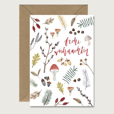 Christmas Card | nature | Folding card for Christmas