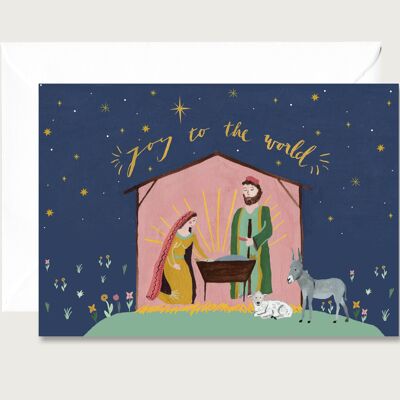 Christmas Card | crib | Folding card for Christmas
