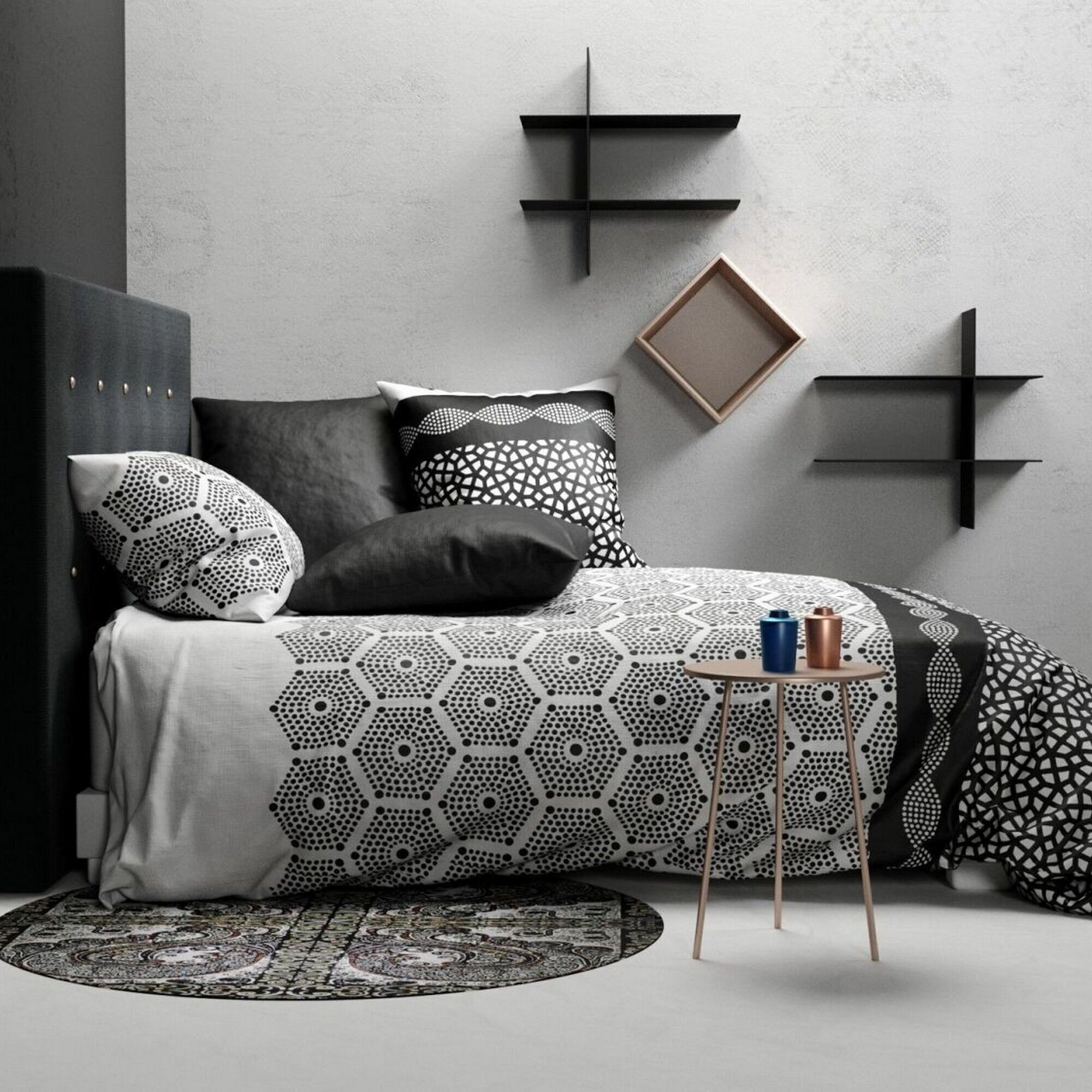 Funda nórdica 240x260 cm + 2 fundas de almohada 63x63 cm Algodón Pavage