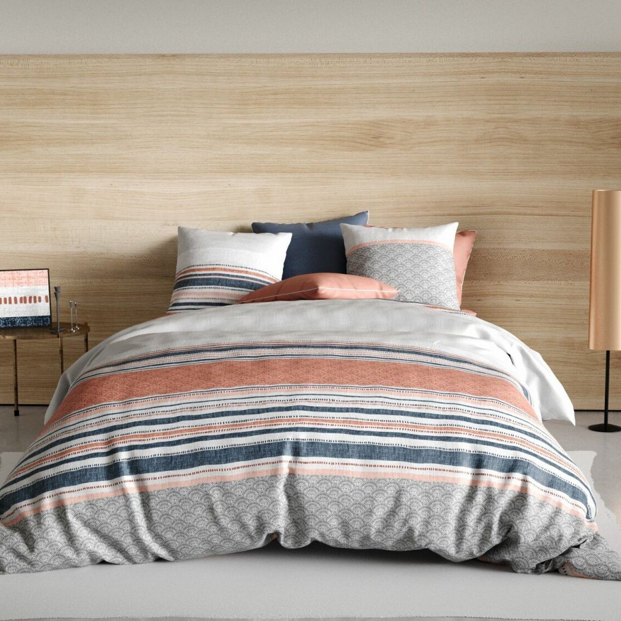 Copripiumino 220x240 cm + 2 federe 63x63 cm Cotone Chakra