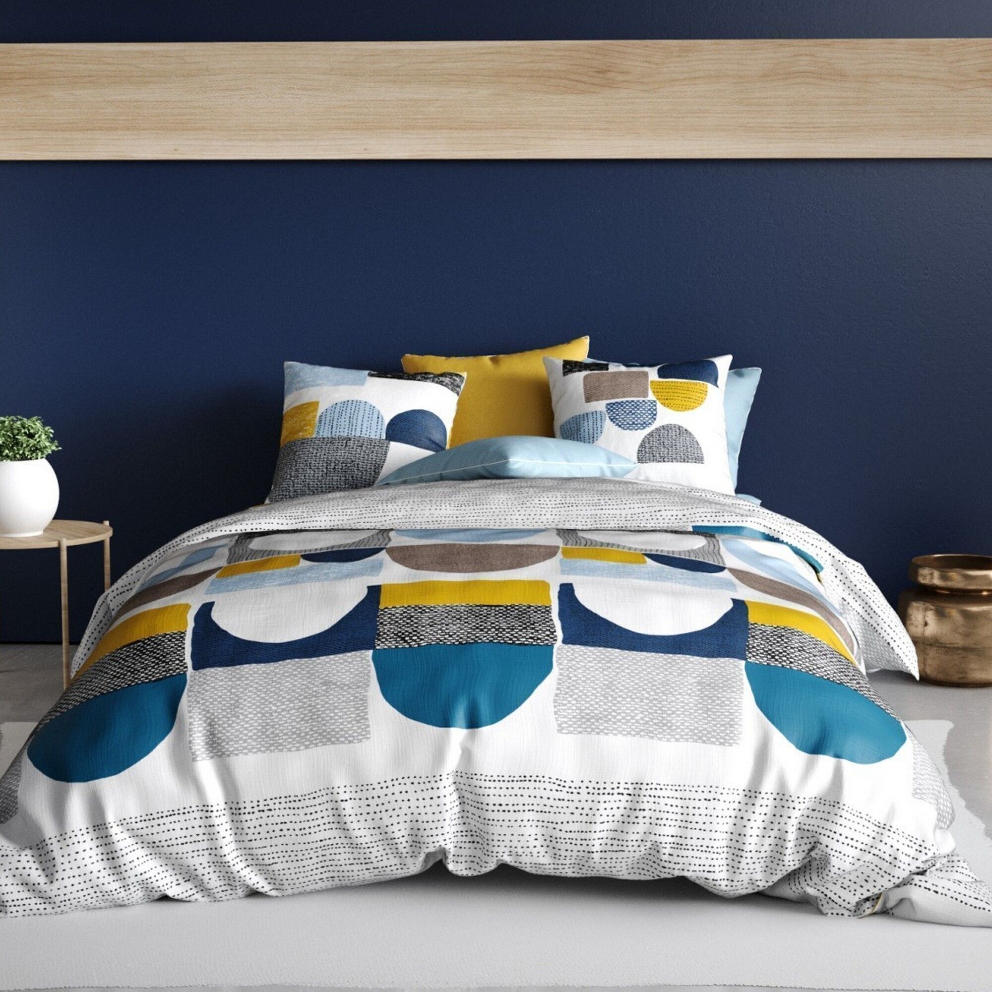 Copripiumino 200x200 cm + 2 federe 63x63 cm Cotone Astra