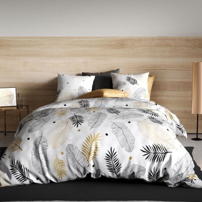 Duvet cover 240x260 cm + 2 pillowcases 63x63 cm Coton Envole