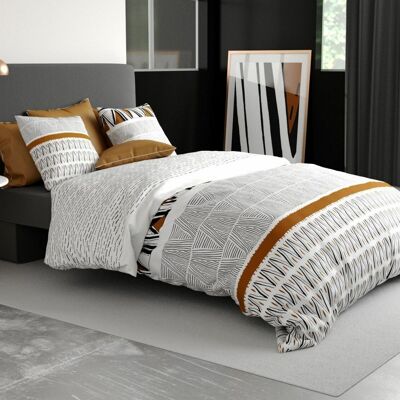 Duvet cover 140x200 cm + 1 pillowcase 63x63 cm Coton Louxor