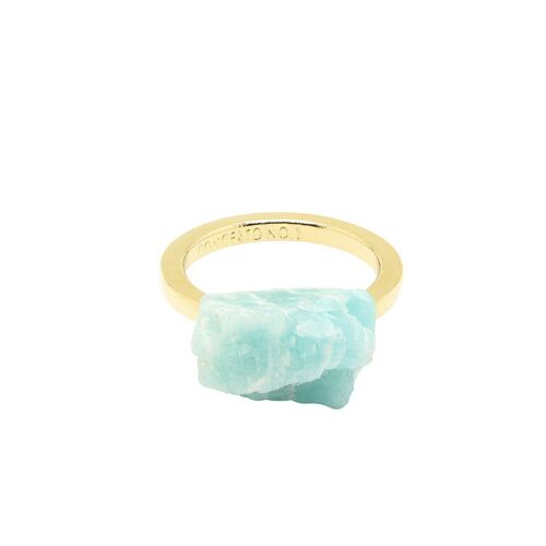 Bague side amazonite