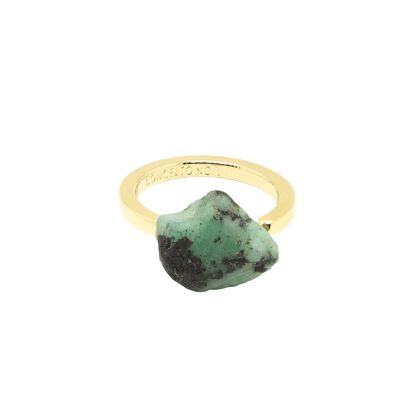 SIDE EMERALD RING