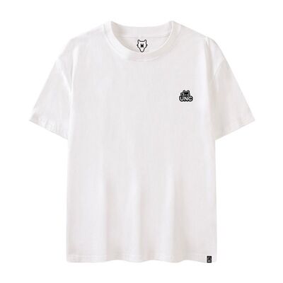 Plain oversize T-shirt, White 200Gr