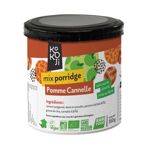 Mix Porridge Pomme Cannelle 350 g
