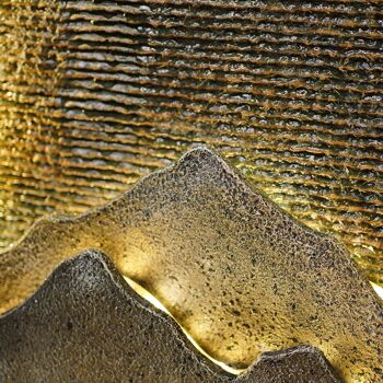 Fontaine XL - Alpes - Intérieur et Extérieur - Grand Mur d'Eau - Ecoulement en Cascade Coloré - Fontaine en Relief - Idée Cadeau Déco 8