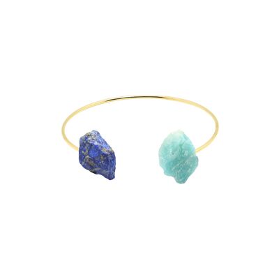 SAYANG LAPIS LAZULI & AMAZONIT ARMBAND