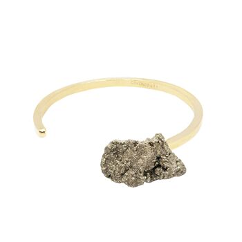 Bracelet side pyrite druzy 1