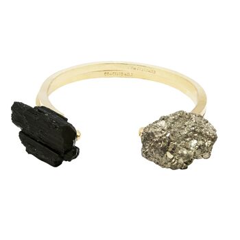 Bracelet side pyrite druzy 2