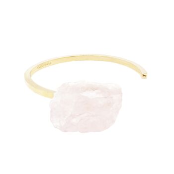Bracelet side quartz rose 1