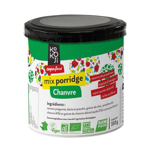 Mix Porridge Protéines + au chanvre 350 g