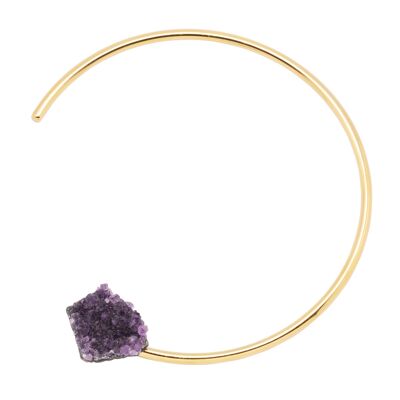 SIDE AMETHYST NECKLACE
