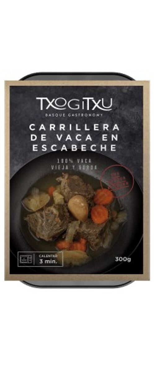 CARRILLERA DE VACA EN ESCABECHE (300gr.)