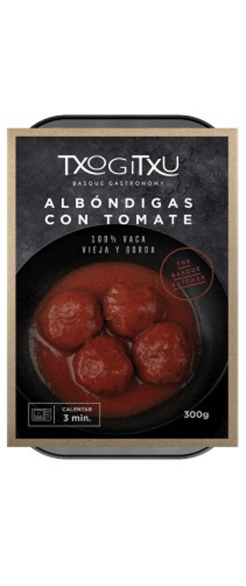 ALBONDIGAS CON TOMATE (300gr.)