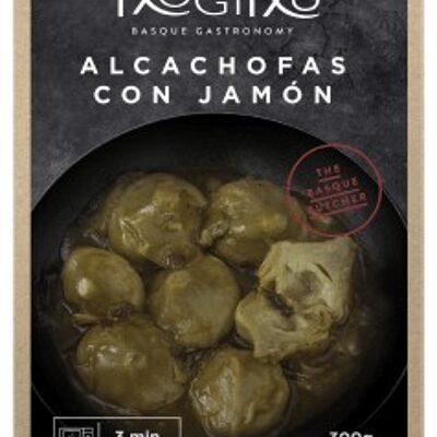 ALCACHOFAS CON JAMON (300gr.)