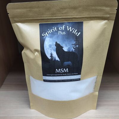 Spirit of Wild MSM Metilsulfonilmetano per cani 500g