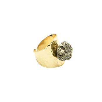 Bague hamara pyrite 1