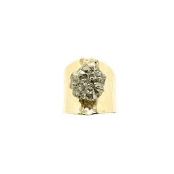 Bague hamara pyrite 2