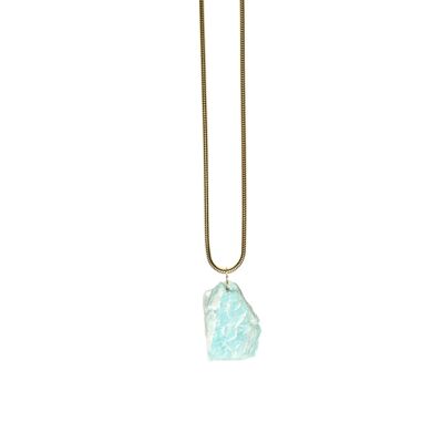 CHUNK AMAZONITE NECKLACE