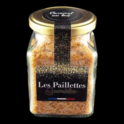 Paillettes gourmandes de bonbons de caramel beurre salé 200g