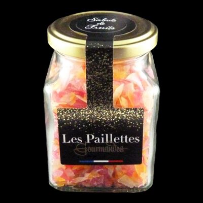 Paillettes gourmandes de bonbons aromatisés à la salade de fruits 200g