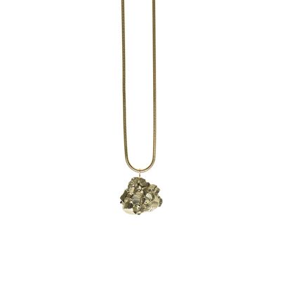 CHUNK PYRITE NECKLACE