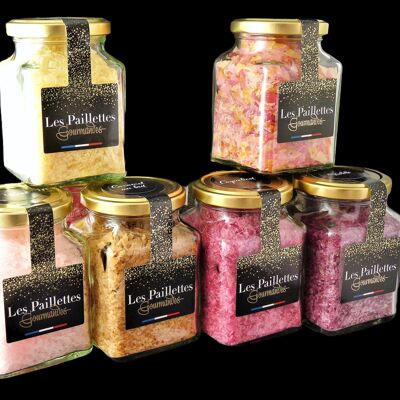Discovery pack 4 flavors of gourmet glitter 200g