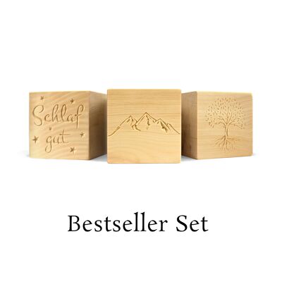 Bestseller set - paquete básico de cubos de pino piñonero