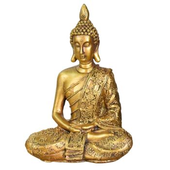 Statue Bouddha Sanci – Décoration Zen et Feng Shui – Pour Créer une Ambiance Relaxante et Spirituelle – Idée Cadeau Porte-Bonheur 5