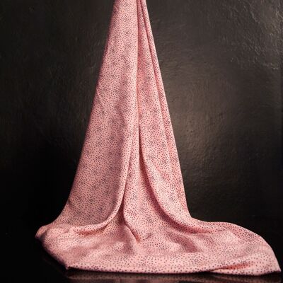 Tissu Confetti rose - Made in France