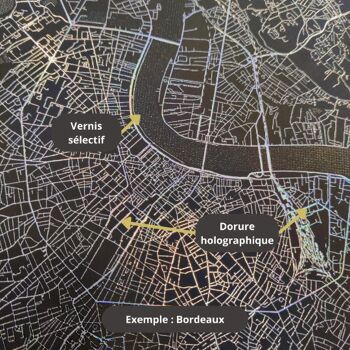 Poster Amsterdam - Minimalist map - 30x40 cm 5