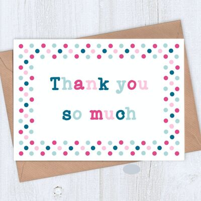 Dotty Thank You Card