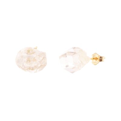 Boucles d'oreilles cristal de quartz