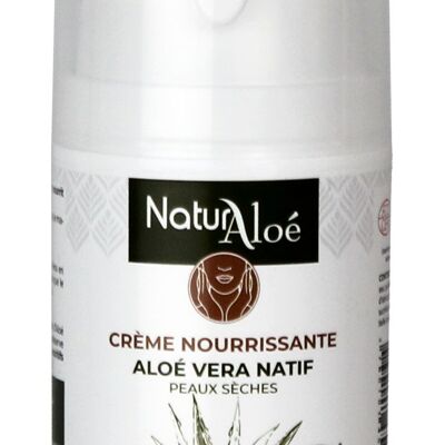 Crème Nourrissante Visage Aloé Vera bio - 50ml (par 6)