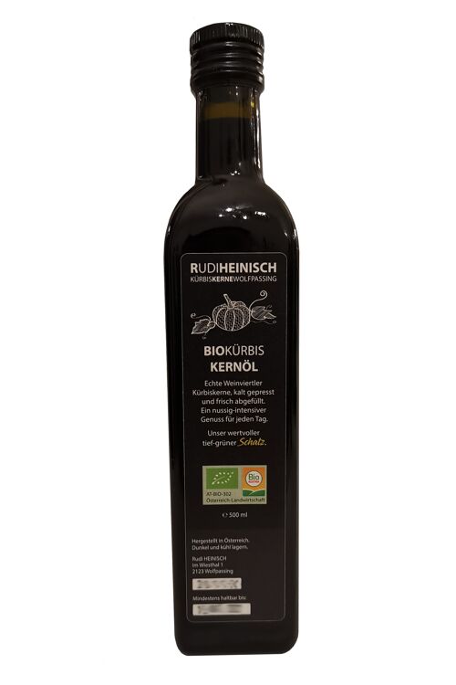 Bio-Kürbiskernöl - 500 ml