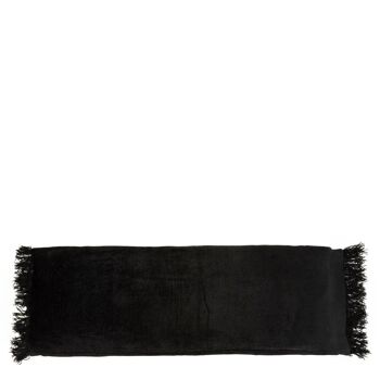 Housse de Coussin Oh My Gee - Velours Noir - 35x100 1