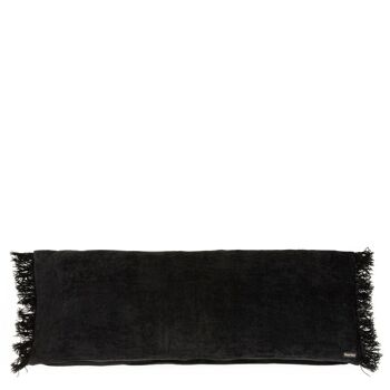 Housse de Coussin Oh My Gee - Velours Noir - 35x100 2