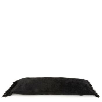 Housse de Coussin Oh My Gee - Velours Noir - 35x100 3