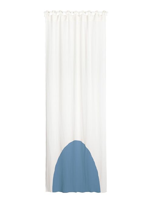 Powder Blue Sunrise Curtain