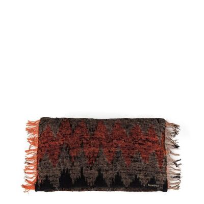 Fodera per cuscino The Oh My Gee - Nero Arancio - 30x50